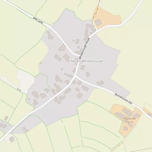 Map of North Whilborough