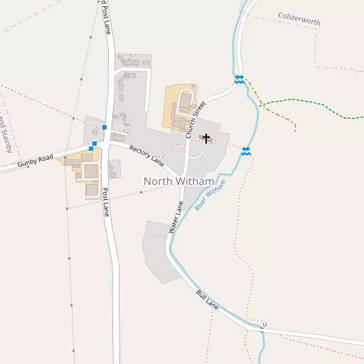 Map of North Witham
