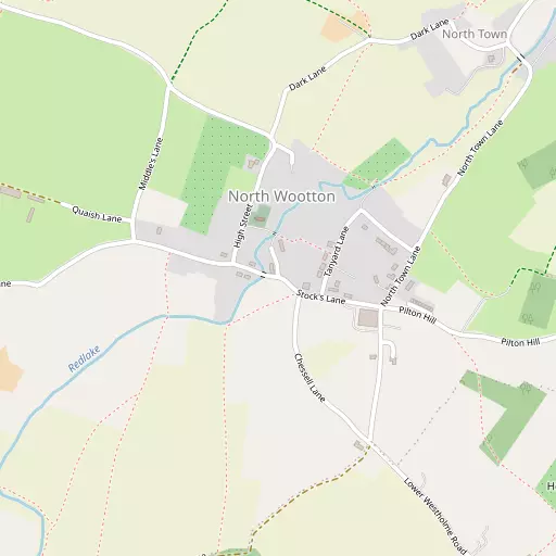 Map of North Wootton