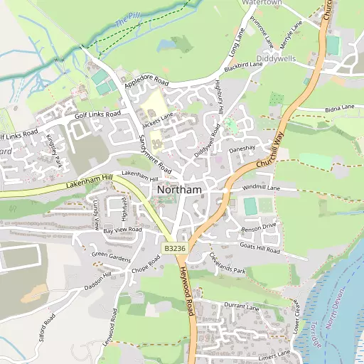 Map of Northam