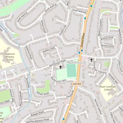 Map of Northcourt