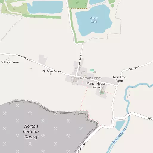 Map of Norton Disney