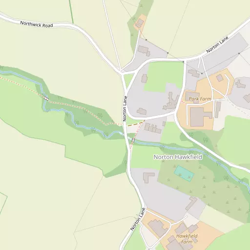 Map of Norton Hawkfield