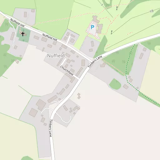 Map of Nuffield