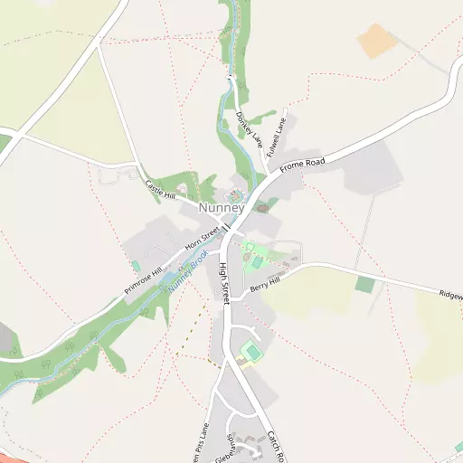 Map of Nunney