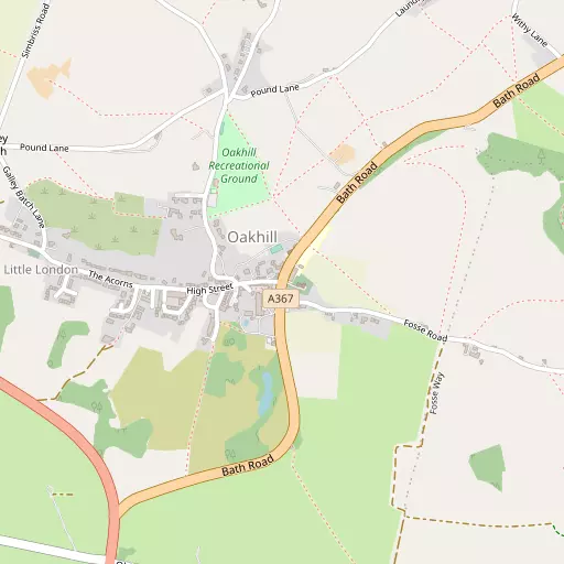 Map of Oakhill