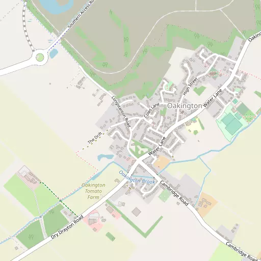 Map of Oakington