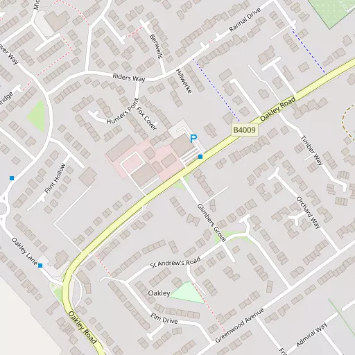 Map of Oakley