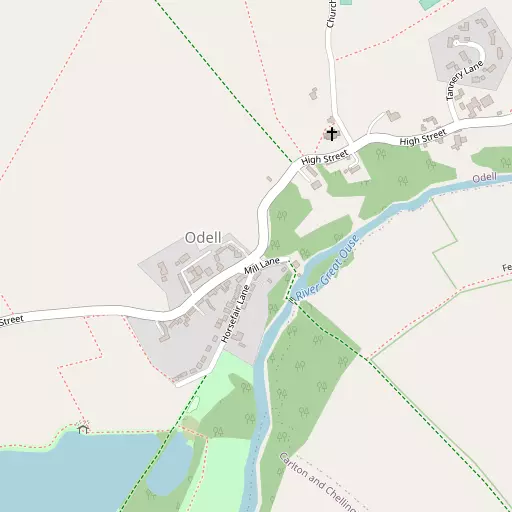 Map of Odell