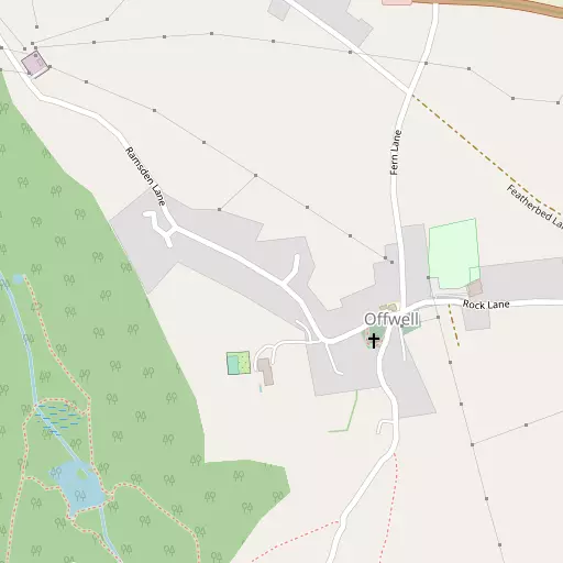 Map of Offwell