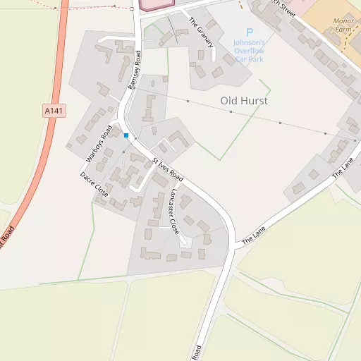 Map of Old Hurst