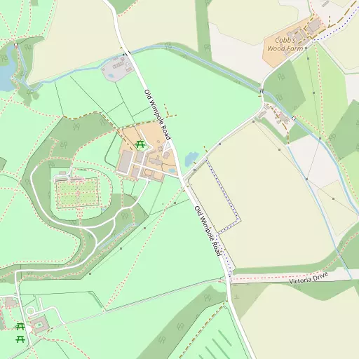 Map of Old Wimpole