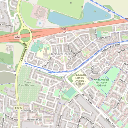 Map of Orchard Park