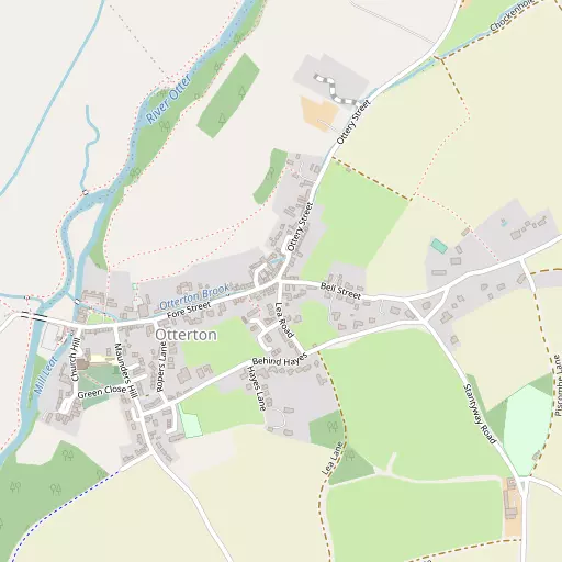 Map of Otterton