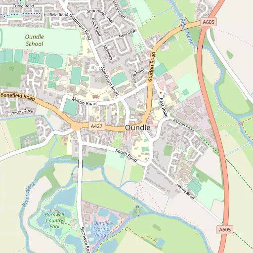 Map of Oundle