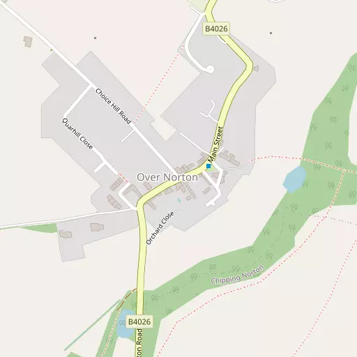 Map of Over Norton