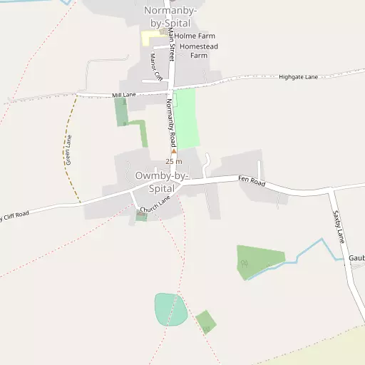 Map of Owmby-by-Spital