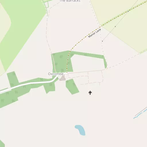 Map of Oxcombe