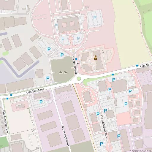 Map of Oxford Spires Park