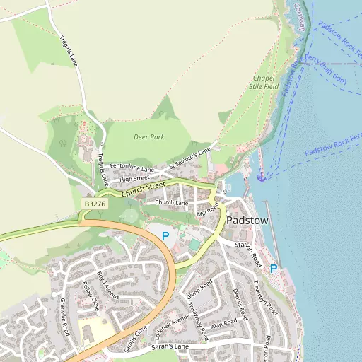 Map of Padstow