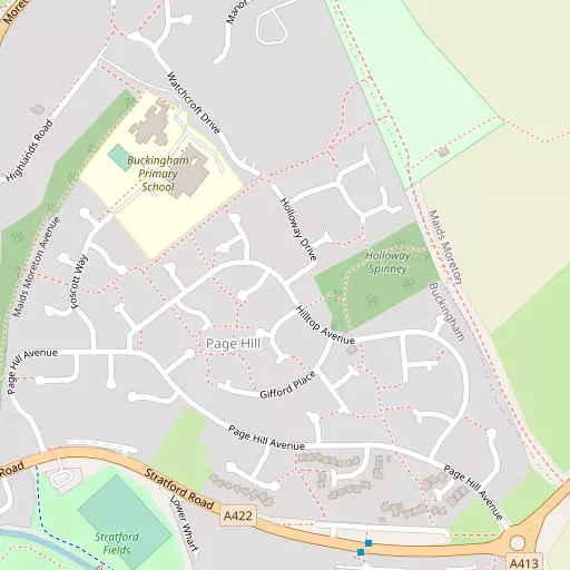Map of Page Hill
