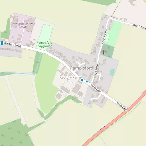 Map of Pampisford