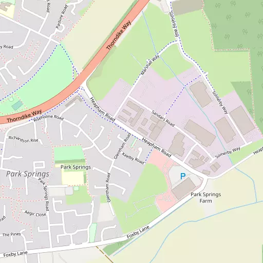 Map of Park Springs