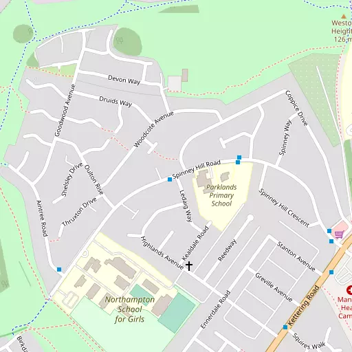 Map of Parklands
