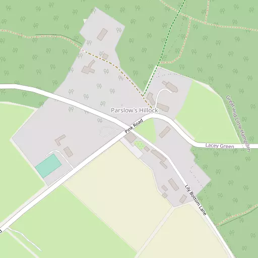 Map of Parslow's Hillock