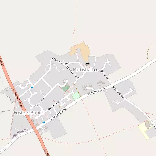 Map of Pattishall