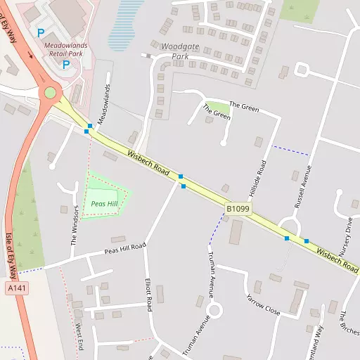 Map of Peas Hill