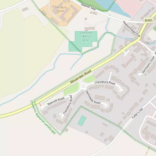 Map of Pednormead End