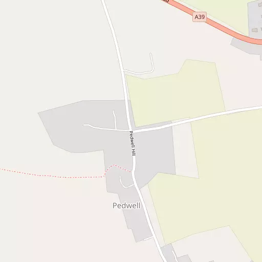 Map of Pedwell
