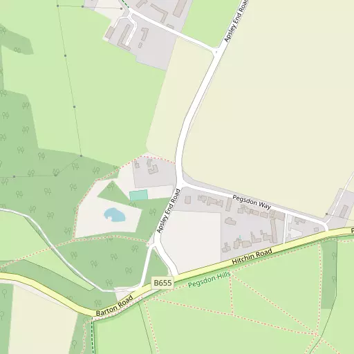 Map of Pegsdon