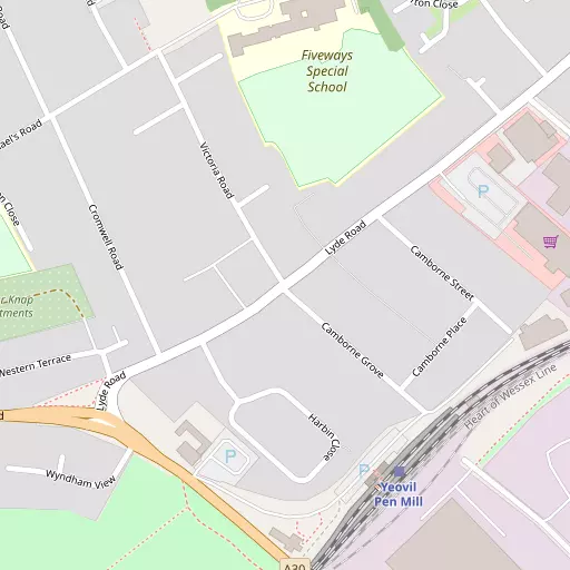Map of Pen Mill