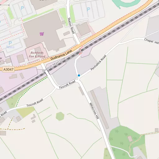 Map of Penhallick