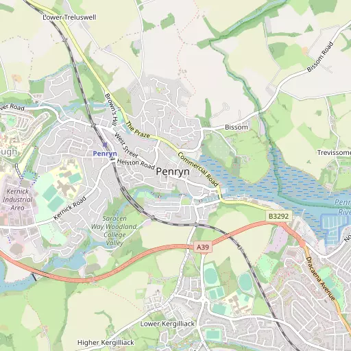 Map of Penryn