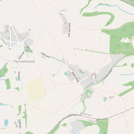 Map of Penselwood