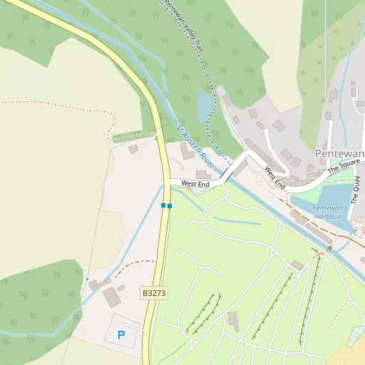 Map of Pentewan