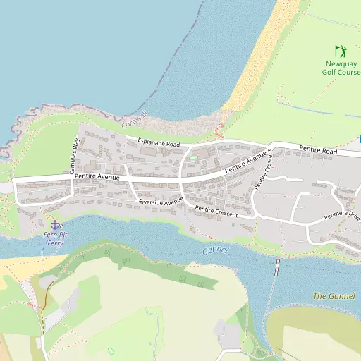 Map of Pentire