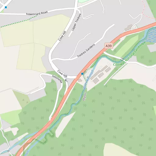 Map of Perranarworthal