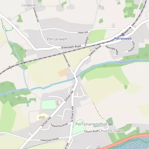 Map of Perranwell