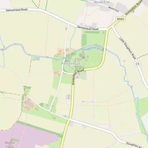 Map of Pertenhall
