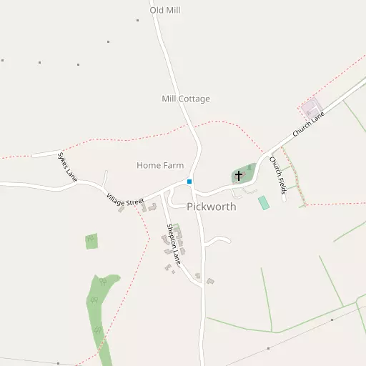 Map of Pickworth