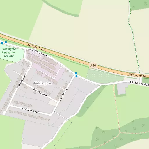 Map of Piddington