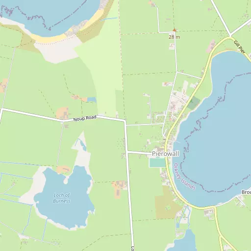 Map of Pierowall