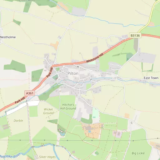 Map of Pilton