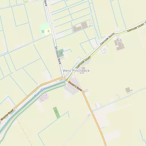 Map of Pinchbeck West