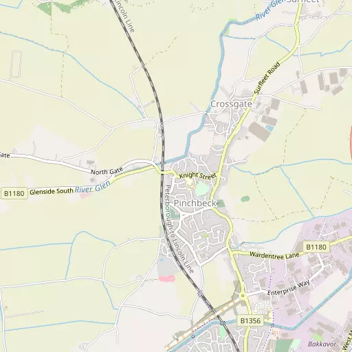 Map of Pinchbeck