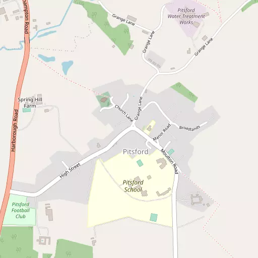Map of Pitsford